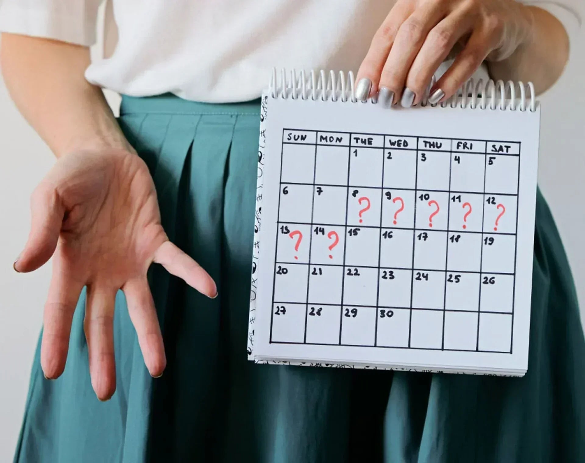 Le spotting : Les légers saignements entre les menstruations 