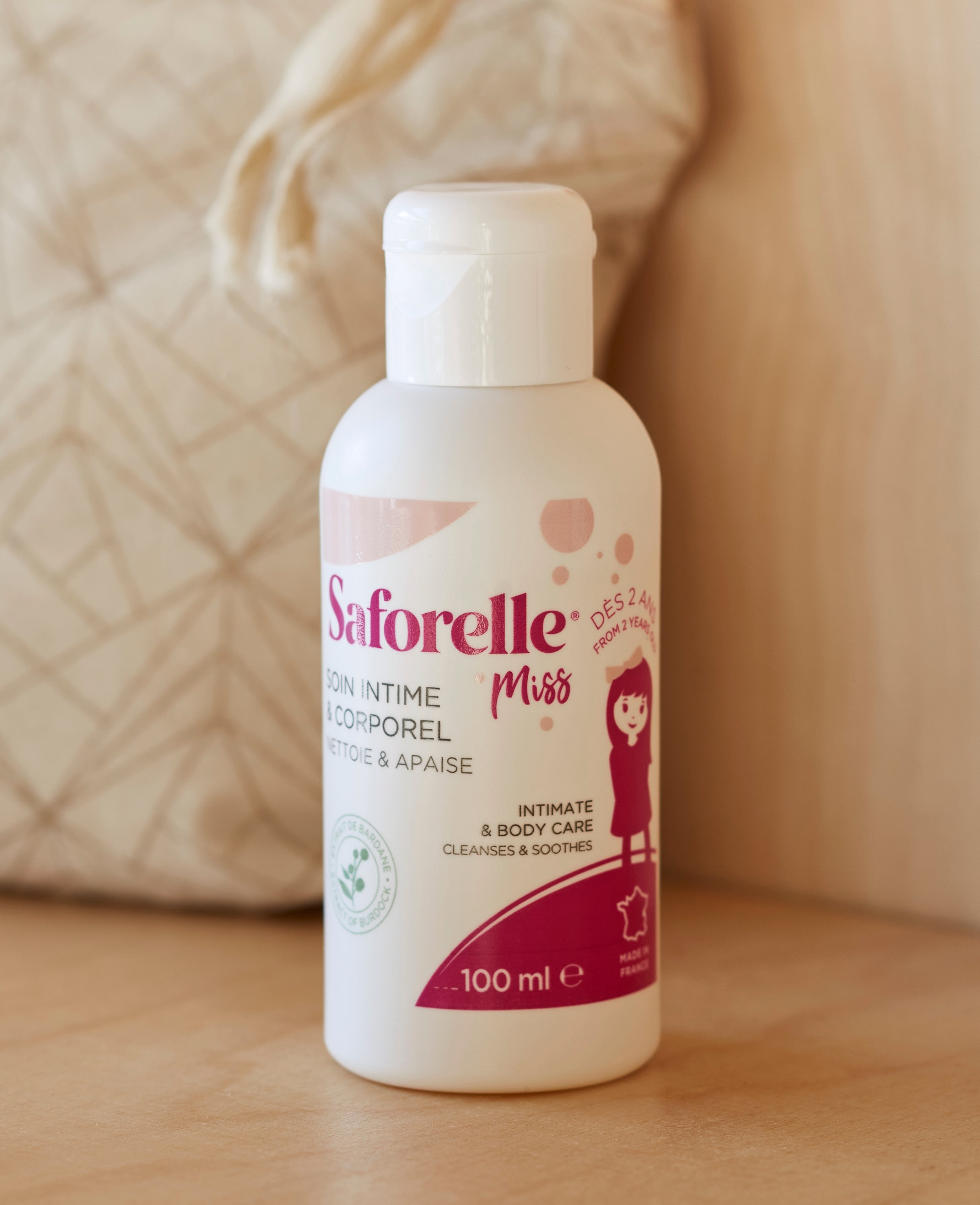 Flacon Saforelle Miss pour toilette corporelle intime 100 ml 